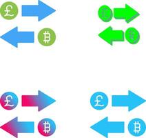 Exchange Icon Design vector
