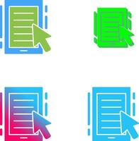 Ebook Icon Design vector
