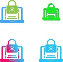 Authentication Icon Design vector
