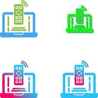 Remote Icon Design vector