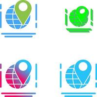 Map Icon Design vector