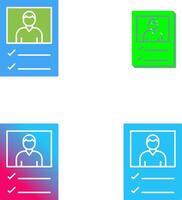 Ballot Icon Design vector