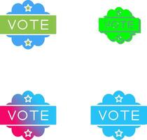 Vote Icon Design vector