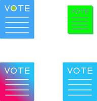 Vote Icon Design vector