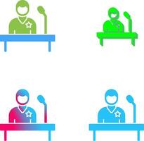 Candidate Icon Design vector