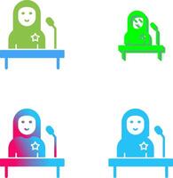 Candidate Icon Design vector