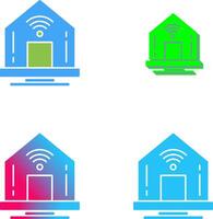 Smart Home Icon Design vector
