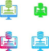 Server Icon Design vector