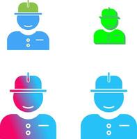 Worker Icon Design vector