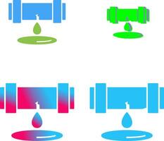 Leak Icon Design vector