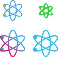 Atom Icon Design vector