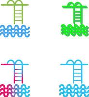 Swiming pool Icon Design vector