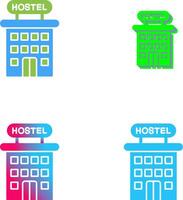 Hostel Icon Design vector