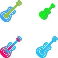 diseño de icono de guitarra vector