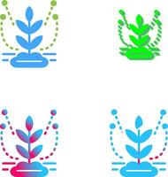 Irrigation System Icon Design vector