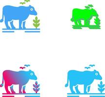 vacas icono diseño vector