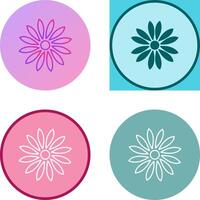 Unique Flower Icon Design vector