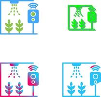 Smart Farm Icon Design vector