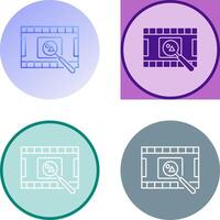 Unique Find Picture Icon Design vector