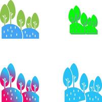 Forest Icon Design vector