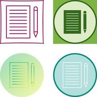Write Feedback Icon Design vector