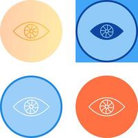 Unique Eye Icon Design vector