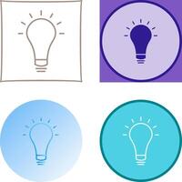 Innovative Idea Icon Design vector