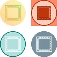 Unique Frame Icon Design vector