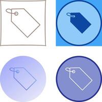 Unique Tag Icon Design vector