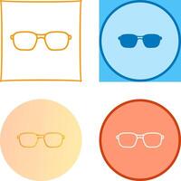 diseño de icono de gafas vector