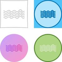 Magnetic Waves Icon Design vector