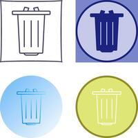 Garbage Icon Design vector