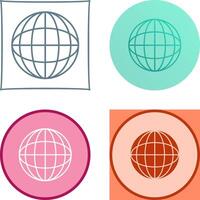 Globe Icon Design vector