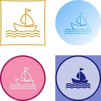 Boat Icon Design vector