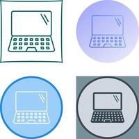 Laptop Icon Design vector