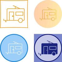 Trailer Icon Design vector