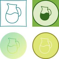 Milk Jug Icon Design vector