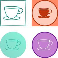 Tea Cup Icon Design vector