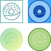 Doughnut Icon Design vector