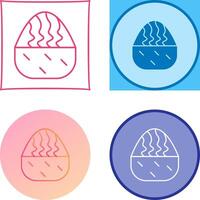 Cream Muffin Icon Design vector
