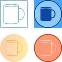 Coffee Mug Icon Design vector