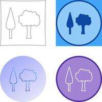 Trees Icon Design vector