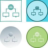 Unique Internet Connectivity Icon Design vector