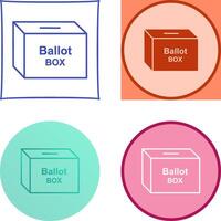 Ballot Box Icon Design vector