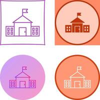 Presidential Building Icon Design vector
