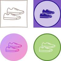 Sneakers Icon Design vector