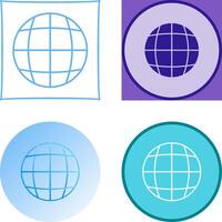 Globe Icon Design vector