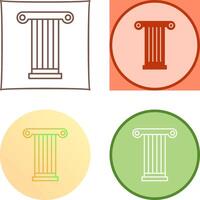 Pillar Icon Design vector