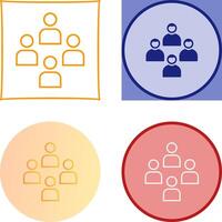 Network Group Icon Design vector