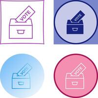 Casting Vote Icon Design vector